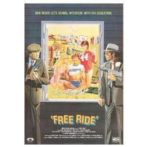  Free Ride Movie Poster, 19 x 27 (1986)