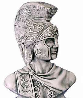 Greek Roman Art Spartan Bust Soldier Statue Sculpture  