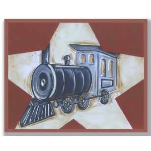  Train in Star Wall Plaque Toys & Games