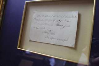 JOHN ADAMS 1799 PRESIDENTIAL INVITATION  