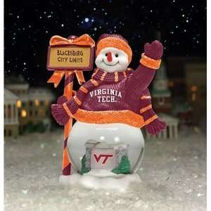  Virginia Tech Hokies NCAA City Limits Snowman Sports 