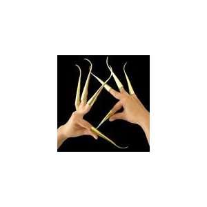  8 Brass Thai   Belly Dance Finger Nail Costume Claws 