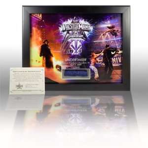 WWE Undertaker 25th Anniversary of WrestleMania Commemorative Plaque