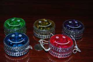 LOT OF 5PC LIGHT UP COLORFUL YO YOS Fast &   