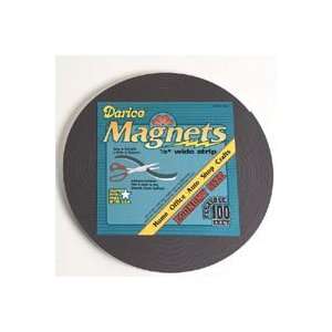  Magnetic Strip w/ Adhesive   1/2 x 100 Toys & Games