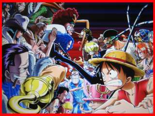 Anime One Piece Good vs Bad multi use game play mat  