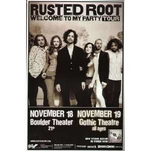  Rusted Root Boulder Denver Concert Poster