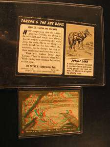 1953 Topps Tarzan & The She Devil Original Art + Card 5  