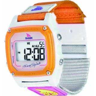 Freestyle Womens FS84860 Shark Clip Digital Taupe Neon Nylon Watch