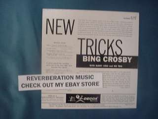 BING CROSBY New Tricks 1957 7 USA EP PICTURE SLEEVE  