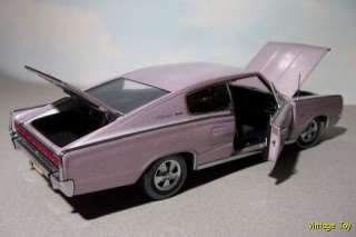 1966 Dodge Hemi CHARGER   ERTL Authentics 118 Diecast Mauve Poly 