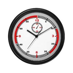 Stopwatch with Seconds Sports Wall Clock by  