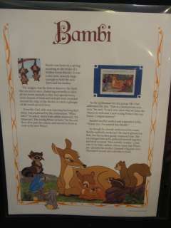 Classic Disney Movies Collector Panels 1990 Bambi (6 pages)  