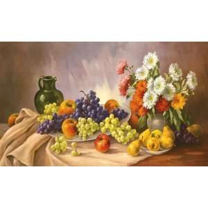  E. Kr?ger 39.25W by 23.5H  Fruit Still Life CANVAS 