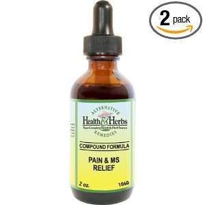 Alternative Health & Herbs Remedies Nerves, Pain, Ms, 1 Ounce Bottle 