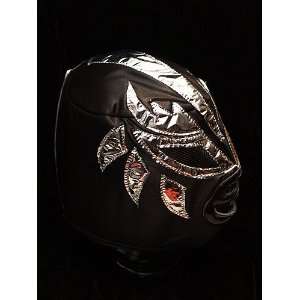  Lucha Libre Wrestling Halloween Mask Plata black and 