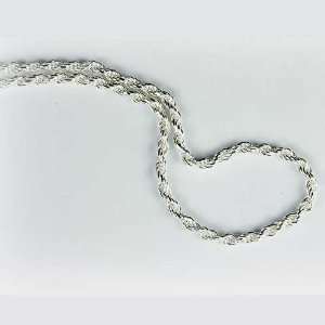 NEXUS ITALY.925 Sterling Silver 040 Gauge Rope Chain 18 Inch Necklace 