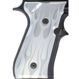  Hogue Beretta 92 Grips Flame Aluminum Clear Sports 