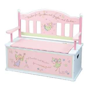  Levels Of Discovery Fairy Wishes Bench Seat with Storage 