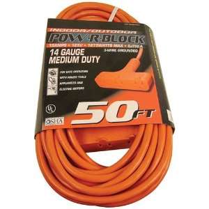  US WIRE & CABLE 300V Triple Outlet Extension Cord   Model 