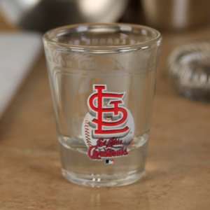   Cardinals 2oz. High Definition Design Shot Glass