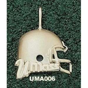    14Kt Gold University Of Mass Umass Helmet