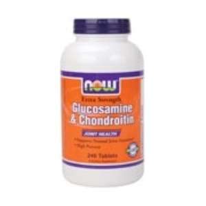  Glucosamine & Chondroitin Extra Strength 240 Tablets NOW 
