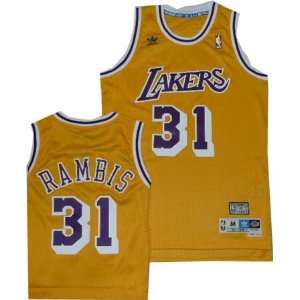  Kurt Rambis Los Angeles LA Lakers Swingman Jersey Sports 
