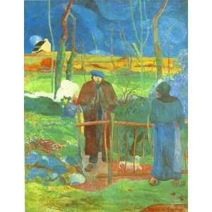 Oil Painting Bonjour, Monsieur Gauguin Paul Gauguin Hand Painted Art