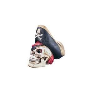  Pirates   Pirate Skull Money Bank   Cold Cast Resin   6 