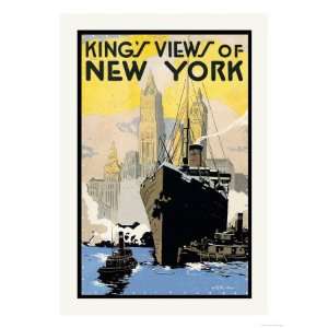  Kings Views of New York Giclee Poster Print by H.p 