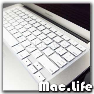 WHITE Keyboard Cover Skin for Macbook Air 13 A1369  