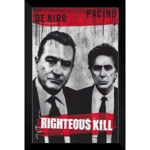 Righteous Kill FRAMED 27x40 Movie Poster Robert DeNiro