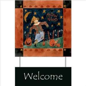    Standard Tempus Sans ITC  Autumn Nights Welcome Sign   Teresa Kogut