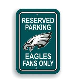  Philadelphia Eagles 12 x 18 Parking Sign