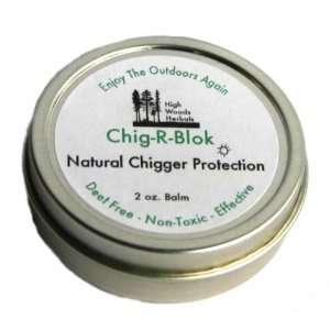  Chigger Block Balm Deet free Chgger Tick and Mosquito 