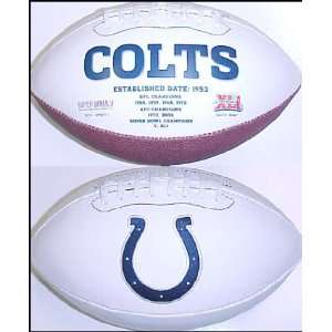    Indianapolis Colts Full Size Logo Football