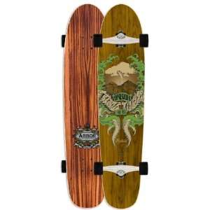  Arbor Koa Wood Hybrid Longboard Skate Deck (Deck Only 