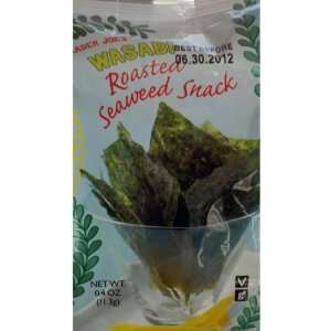 Trader Joes Wasabi Roasted Seaweed Snack (Pack of 6)  