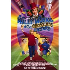  Willy Wonka and the Chocolate Factory Poster Movie 27x40 