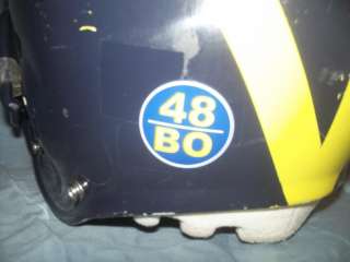 Michigan Wolverines Style Schutt Football Game Helmet   Bo/48 Sticker 