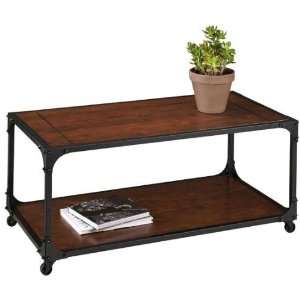  Industrial Empire Coffee Table   20hx49wx24d, Black 