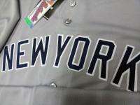 2012 New York Yankees BLANK Road Gray Sewn Jersey High Quality Mens 6 