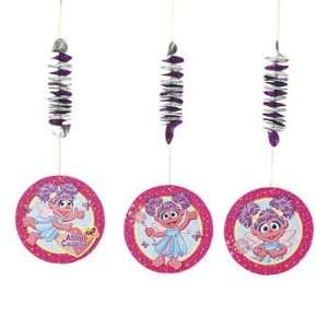 Abby Cadabby Sesame Street™ Dangling Spirals   Party Decorations 