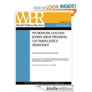 Presidential Election Shows Great Progress for Timor Lestes Democracy 