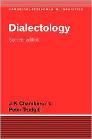 Dialectology, (0521596467), J. K. Chambers, Textbooks   