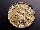 FREE SHIP RARE 1863 Indian Head Cent Penny BU UNC ++++ 