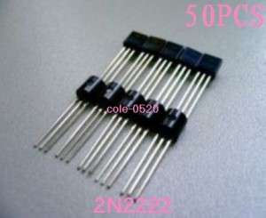 50pcs 2N2222A 2N2222 TO92 NPN Transistor NEW  