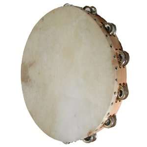    CasaPercussion Double Row Tambourine, 16 Musical Instruments