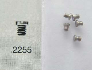 Omega watch movement screws no. 2255 for case clamp 5x  